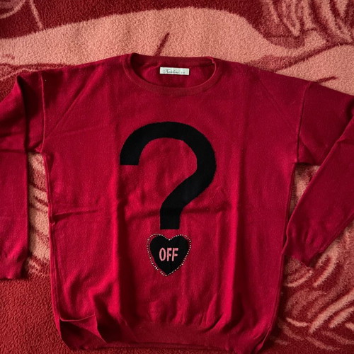Women's blouse used, red, size S/M