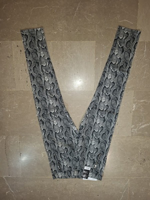 Leggings-pants size 36 new, black and gray