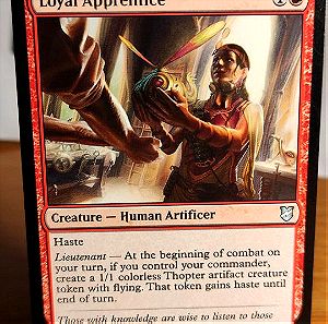 Loyal Apprentice. Commander 2018. Magic the Gathering