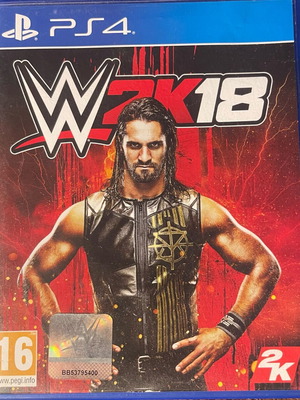 WWE 2K18 PlayStation 4 game like new with manual