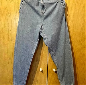 Zara Jeans (Denim) γυναικείο παντελόνι φαρδύ Small