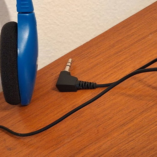 Olympic Airways headphones used for first class passengers
