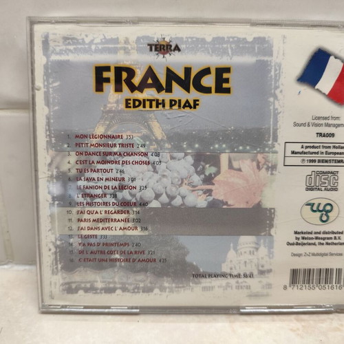 Terra France Edith Piaf CD album used