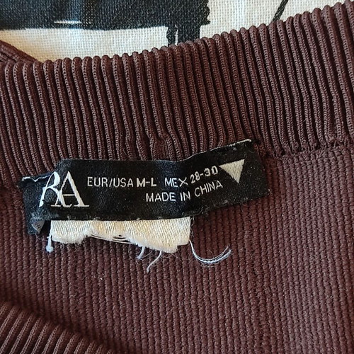 Zara seamless elastic leggings brown M-L used