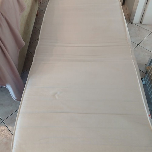 Folding bed 90x190 cm with wheels, set of 2