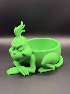 Grinch 3D printed μπολ για γλυκά και χριστουγεννιάτικη διακόσμηση