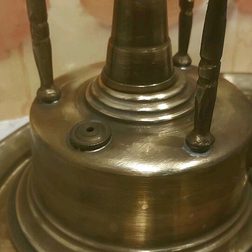 Coffee set vintage 3pcs brass, like new, kamineto, briki, tray