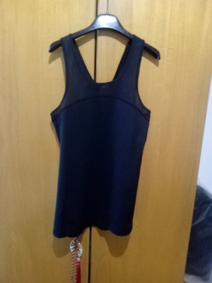 Nike tank top used, fitted, black, size S