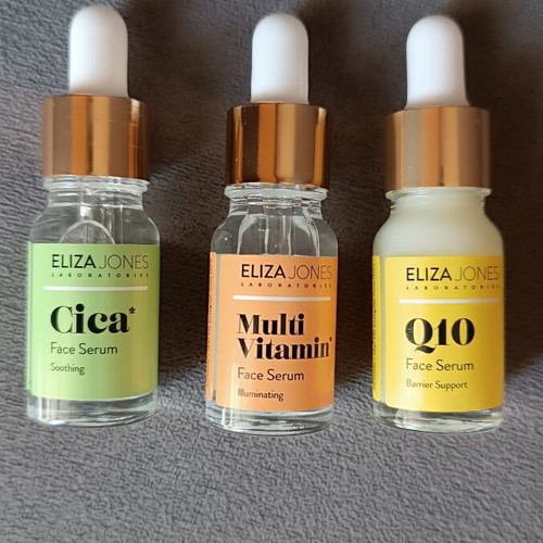 Eliza Jones 3 face serums Cica, Q10, MultiVitamin new, 3x10ml