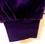  Converse purple velvet lounge pant
