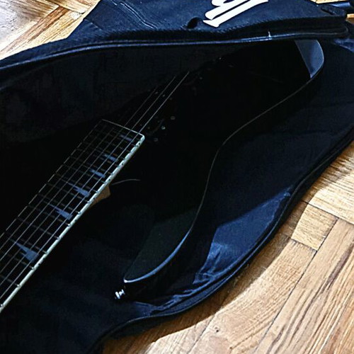 Ibanez Black Knight electric guitar like new with case