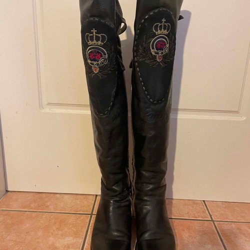 La Martina Over-the-Knee Leather Riding Boots Size 38 used