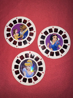 View Master Disney Princess Set used with Cinderella Snow White Beauty and the Beast