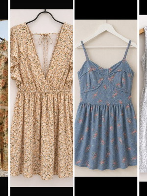 Floral dresses pack of four like new, size Small