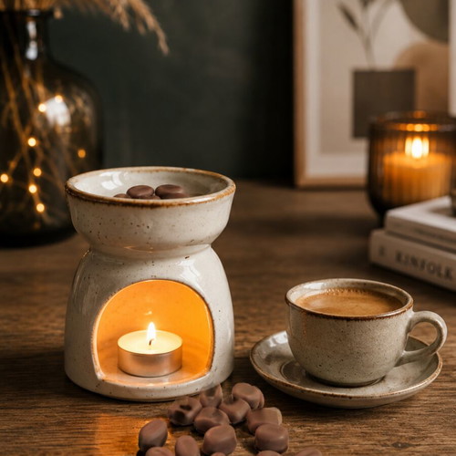 Coffee beans wax melts with coffee aroma, pack of 40