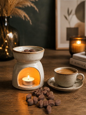 Coffee beans wax melts with coffee aroma, pack of 40