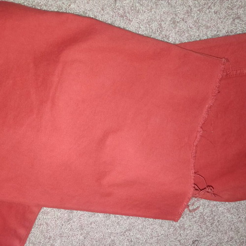 Red Pink Woman jeans size 36 like new, wife leg