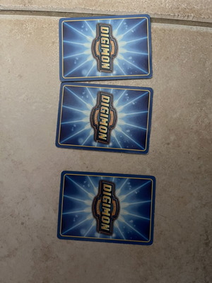 Digimon cards pack of 8