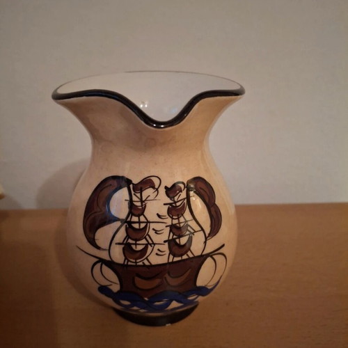 Handmade pulina decorative jug and plate like new
