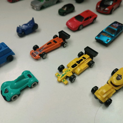 Toy cars used, assorted pack