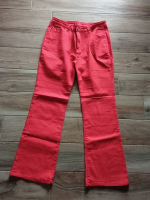 Jeans elastic red like new