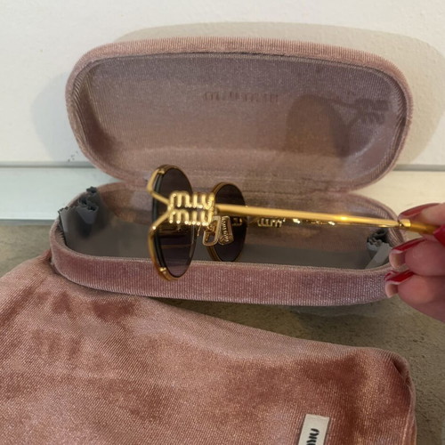 Miu Miu SMU52Y sunglasses like new, multicolor metal frame