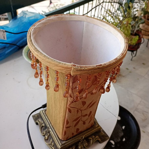 Bronze table lamp like new, height 0.30 m