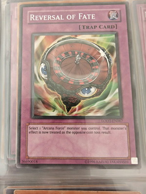 Yu-Gi-Oh card Reversal of Fate like new