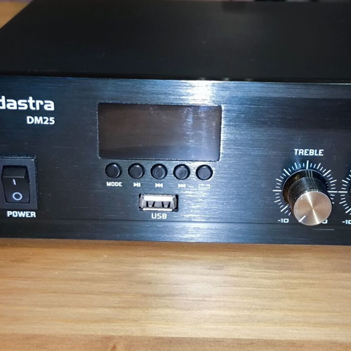 Adastra DM25 Professional Amplifier 25W with USB, FM and Bluetooth like new