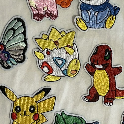 Pokemon Embroidered Patches Mix 13 pcs new
