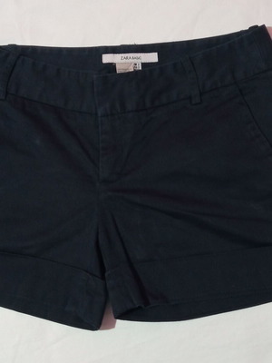 Zara fabric shorts size S like new, blue