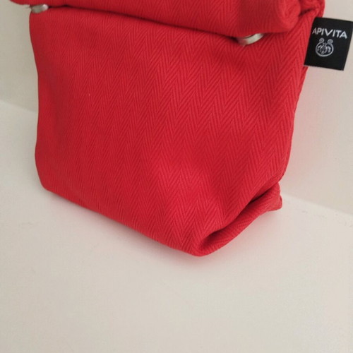 Apivita multipurpose modern cotton bag new, red