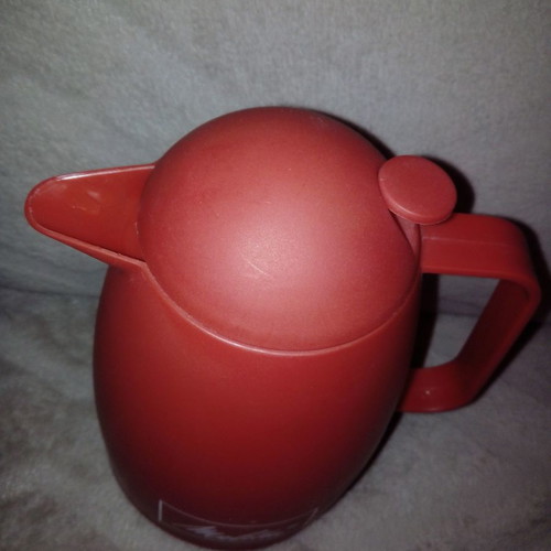 Melitta thermal jug used, red color 500 ml