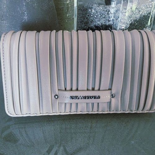 Karl Lagerfeld wallet, elephant color with tags