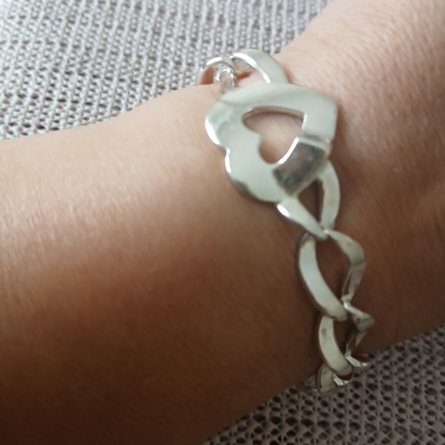 Folli Folli 925 silver bracelet like new, 19 cm diameter, 20 grams
