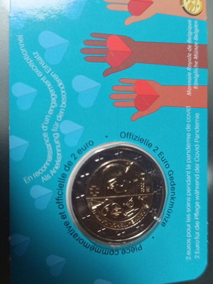 Coincard Belgium Pandemic 2022 unopened