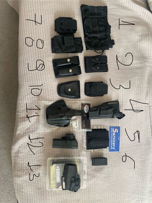 Holsters like new, pistol holsters for Glock 17 and 19