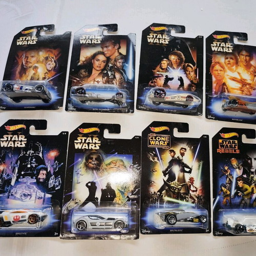 Hot Wheels Star Wars set of 8 cars new, collectible 1/64 scale