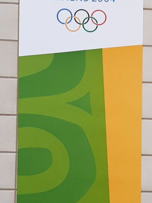 Athens 2004 Olympic Games poster like new, official decoration
