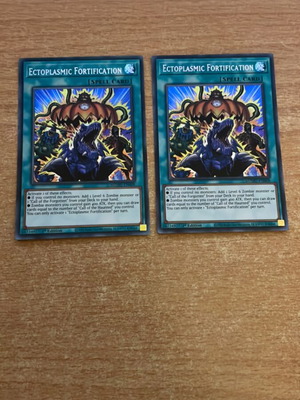 Κάρτες Yu-Gi-Oh! Ectoplasmic Fortification καινούργιες, πακέτο 2