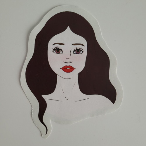 Handmade sticker set Pirate and Princess new