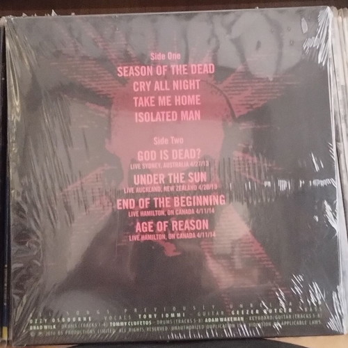 Black Sabbath '13' 2LP signed by Ozzy Osbourne with 'The End' rare LP