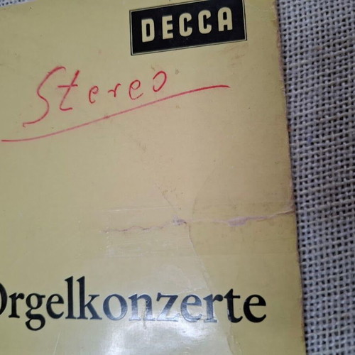 Orgelkonzerte LP used with works by Georg Friedrich Händel and Karl Richter