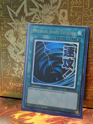 Yu-Gi-Oh! Mystical Space Typhoon card new