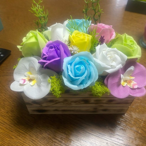 Bouquets with scented soap roses new