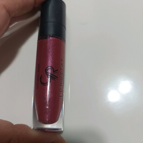 Golden Rose liquid lipstick new, burgundy with glitter