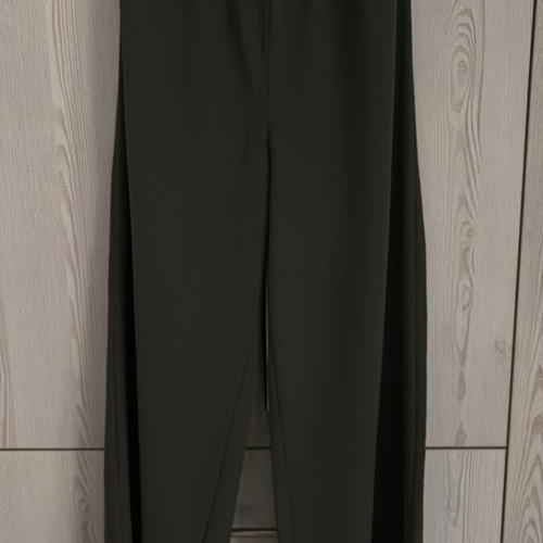 Fabric pants with elastic khaki size small like new