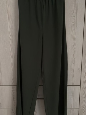 Fabric pants with elastic khaki size small like new