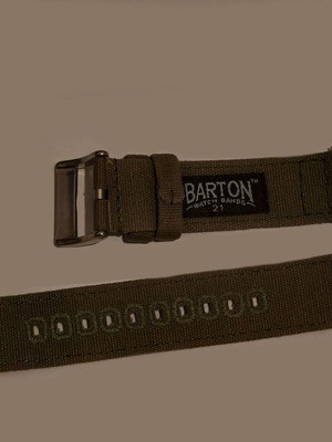 Barton 21mm υφασμάτινο νάιλον λουράκι ρολογιού για άνδρες