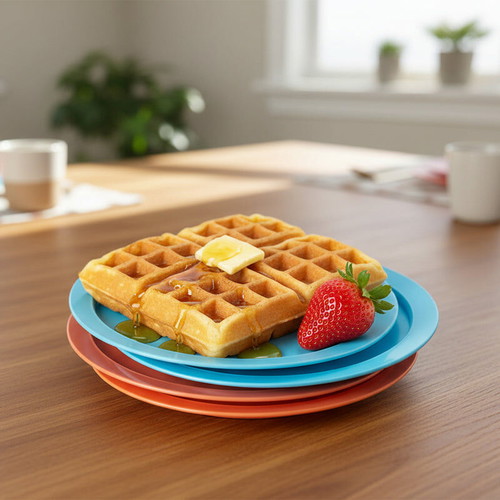 Tupperware kids plates set of 4 new